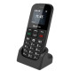 Denver BAS-18800L teléfono móvil 4,5 cm (1.77'') Negro Teléfono para personas mayores